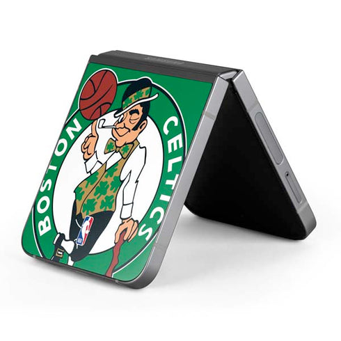 NBA Boston Celtics Large Logo Galaxy Z Flip6 Skin